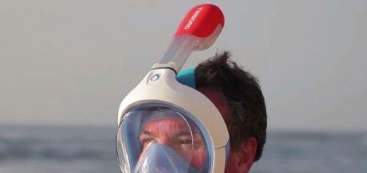 Французская компания Tribord выпустила для любителей сноркелинга маску-шлем Easybreath